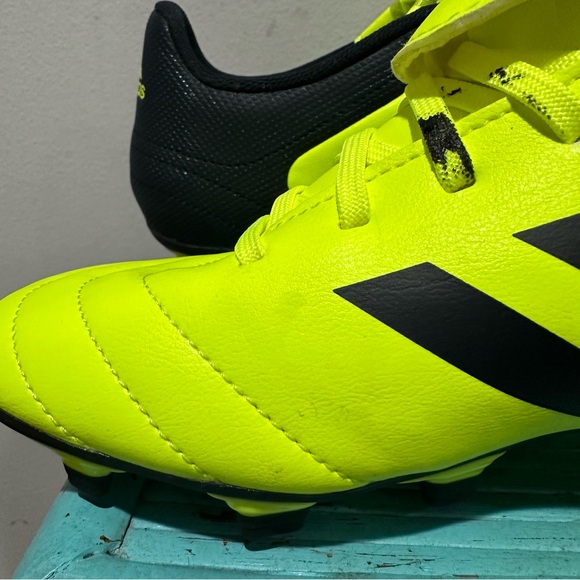 NEW ADIDAS Copa Soccer Cleat Solar Yellow Black Size 7.5 - Picture 10 of 14